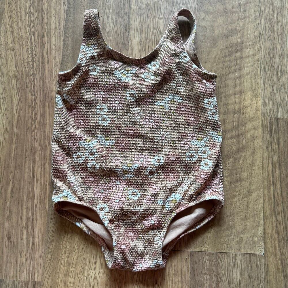 h&m girls boho retro floral swimsuit